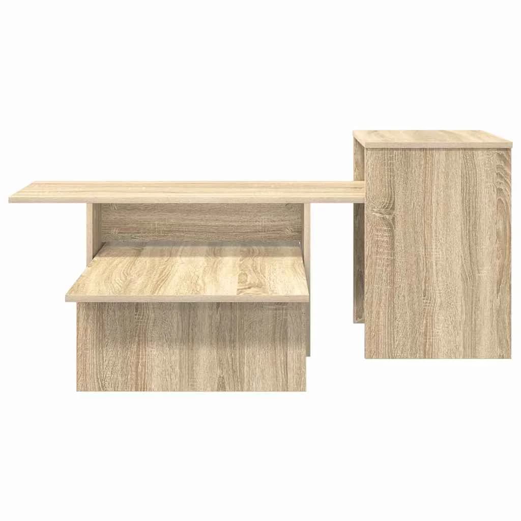 Konzolna miza Sonoma hrast 91,5 x 35 x 38,5 cm Inženirski les - slika 5