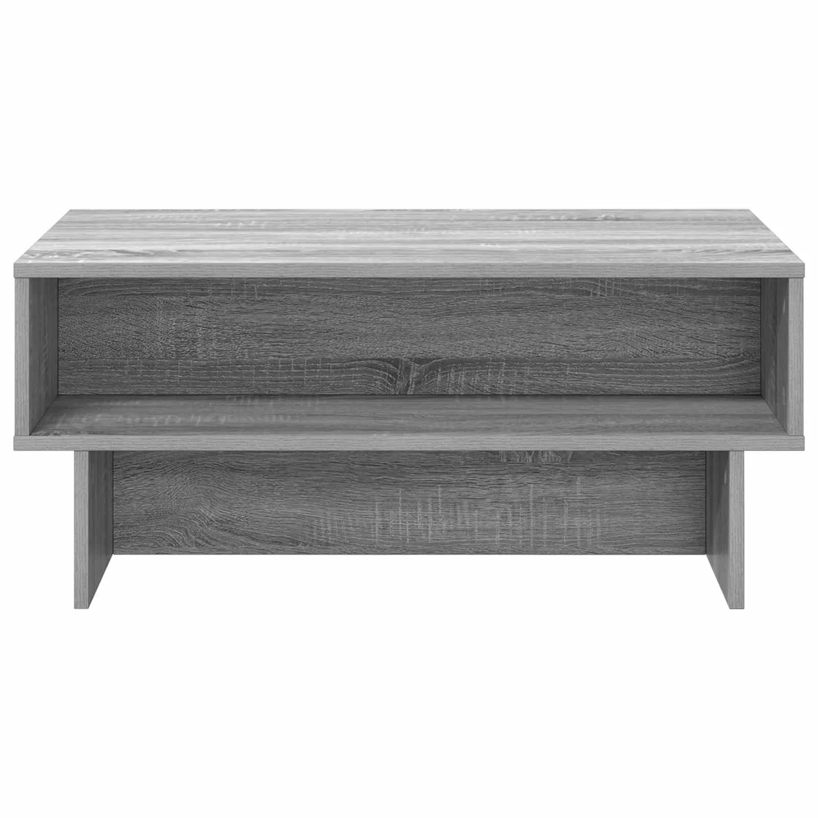 Klubska miza Siva Sonoma 80 x 46 x 35 cm Inženirski les - slika 5