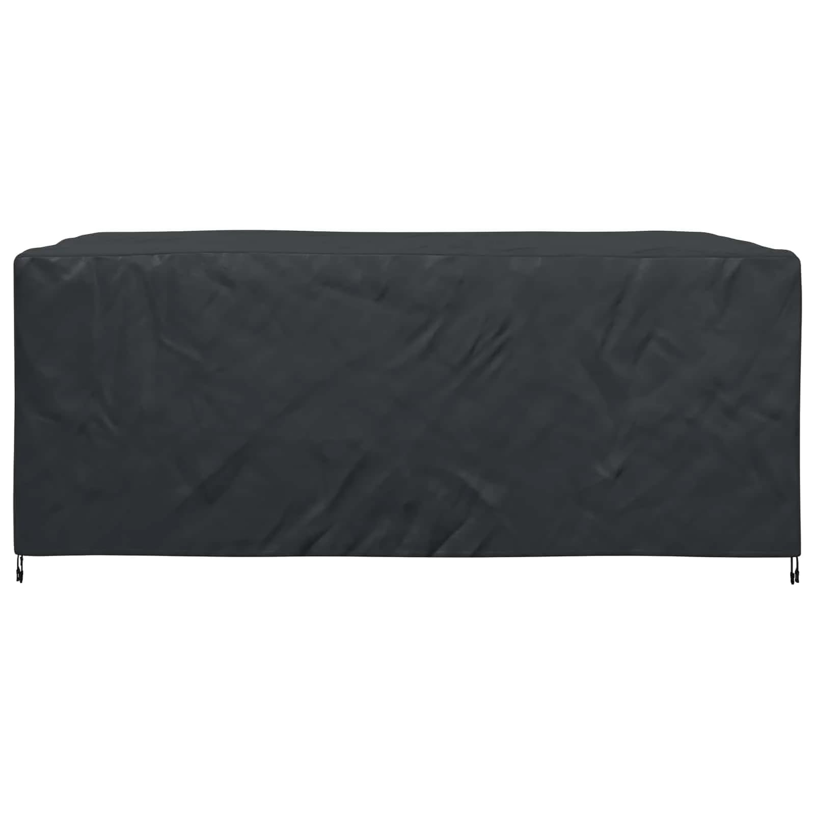 Prevleka za pohištvo Enobarvno Črna 270 x 180 x 90 cm 420D - slika 5