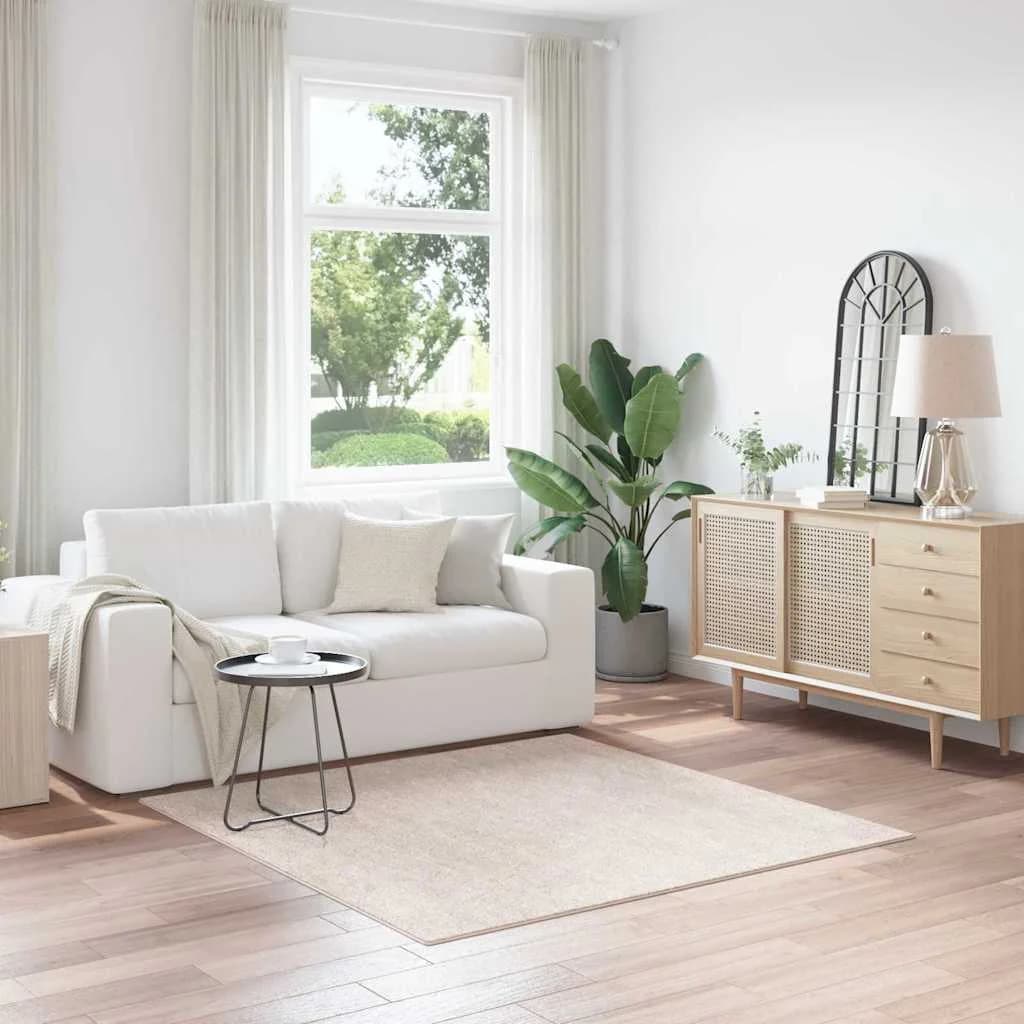 Antiskluzna Shaggy Preproga krema 160 x 160 cm PP