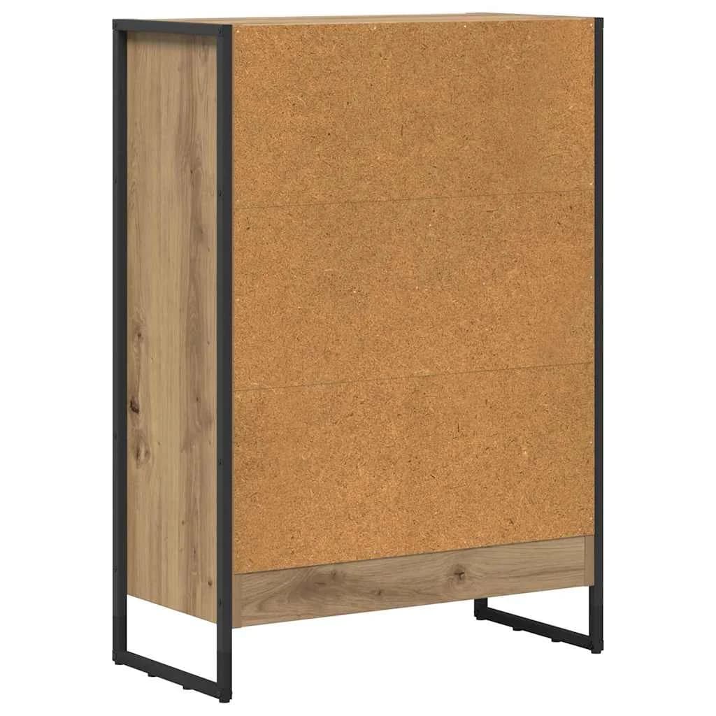 Knjigovni omar 60 x 30 x 86,5 cm Inženirski les Oreh - slika 7