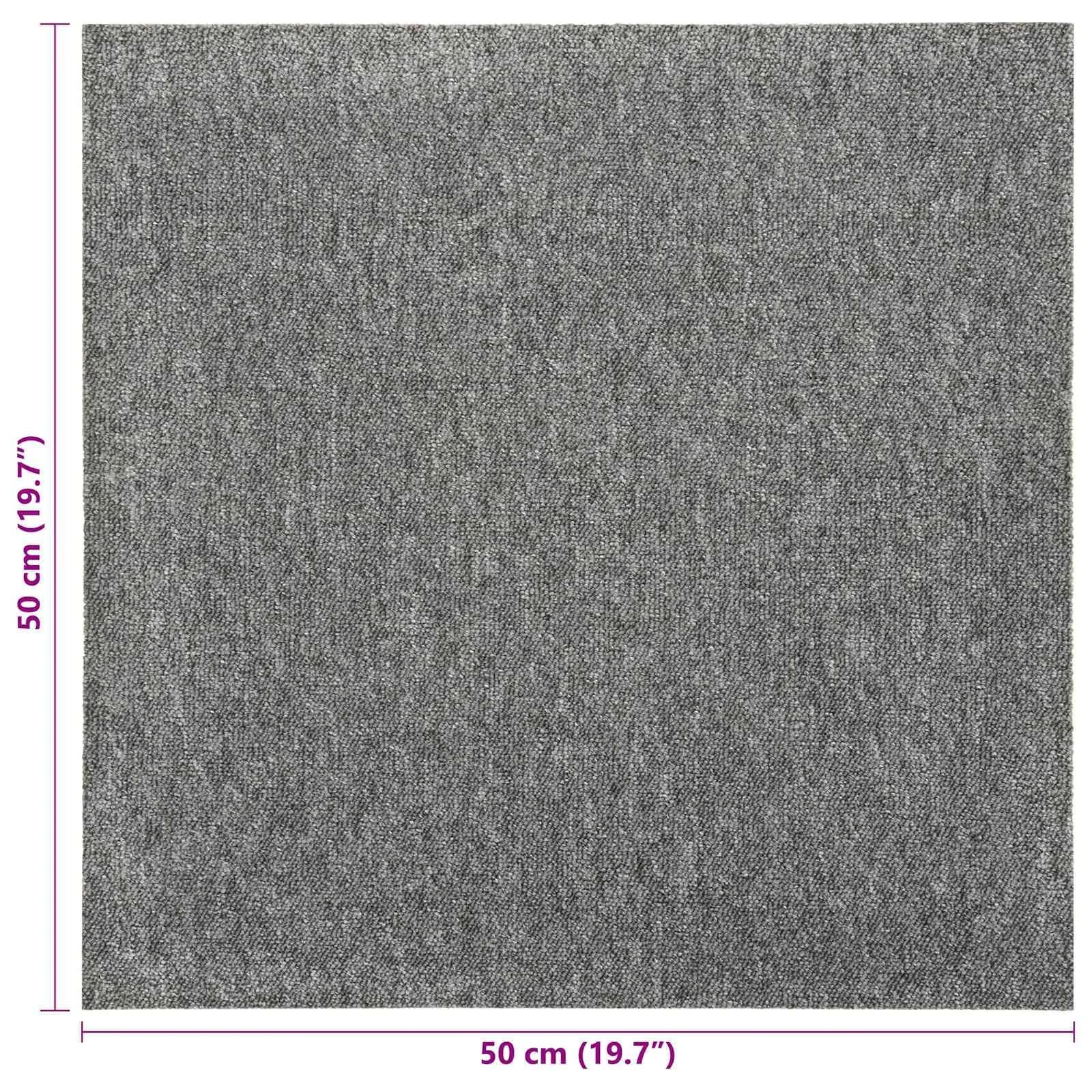 Preproga 20 kos Siva 50 x 50 cm 100% polipropilen - slika 8