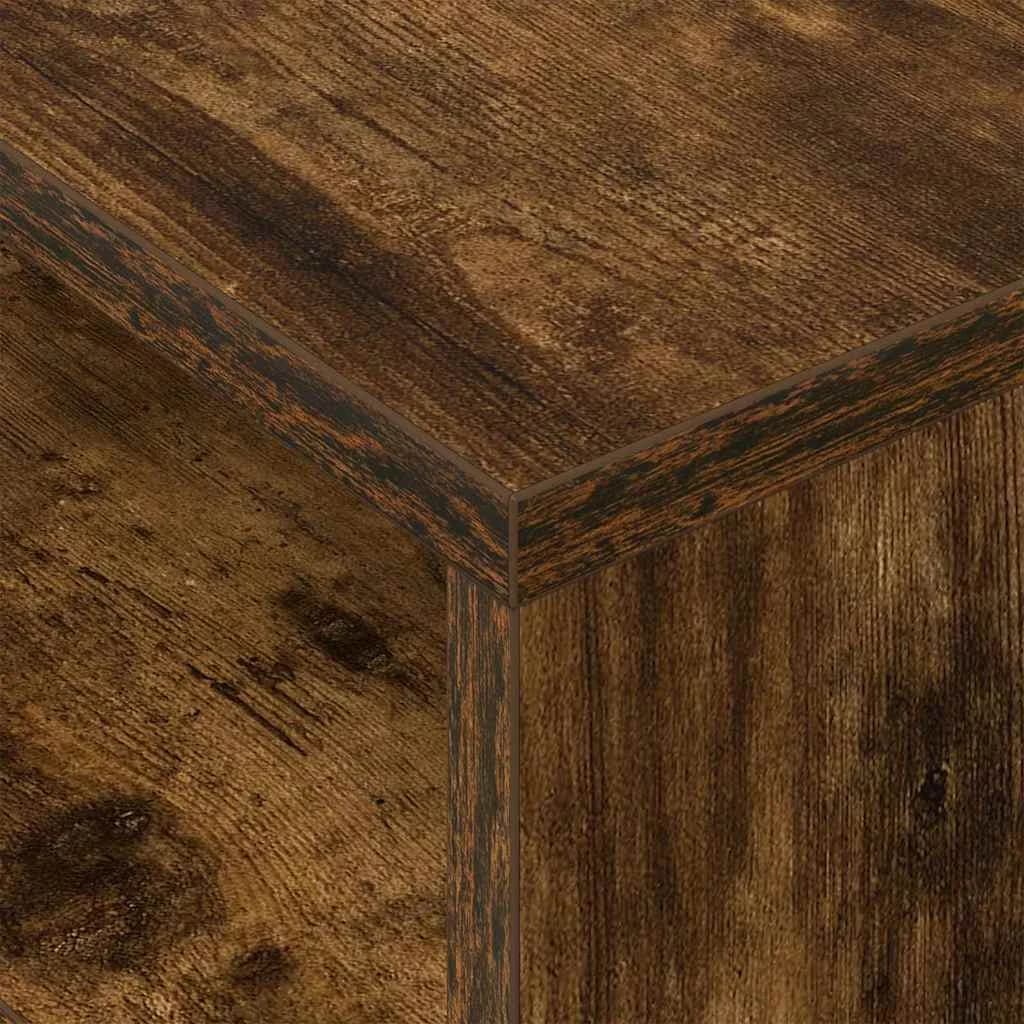 Stranska miza 2 kos Dimljeni oreh 40,5 x 40 x 45 cm - slika 8