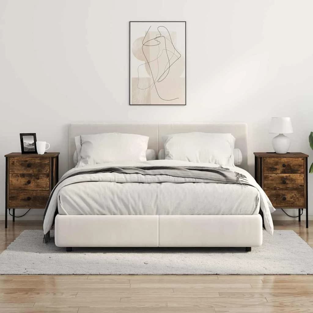 Nočna omarica Dimljeni oreh 42 x 41 x 61 cm Inženirski les - slika 4