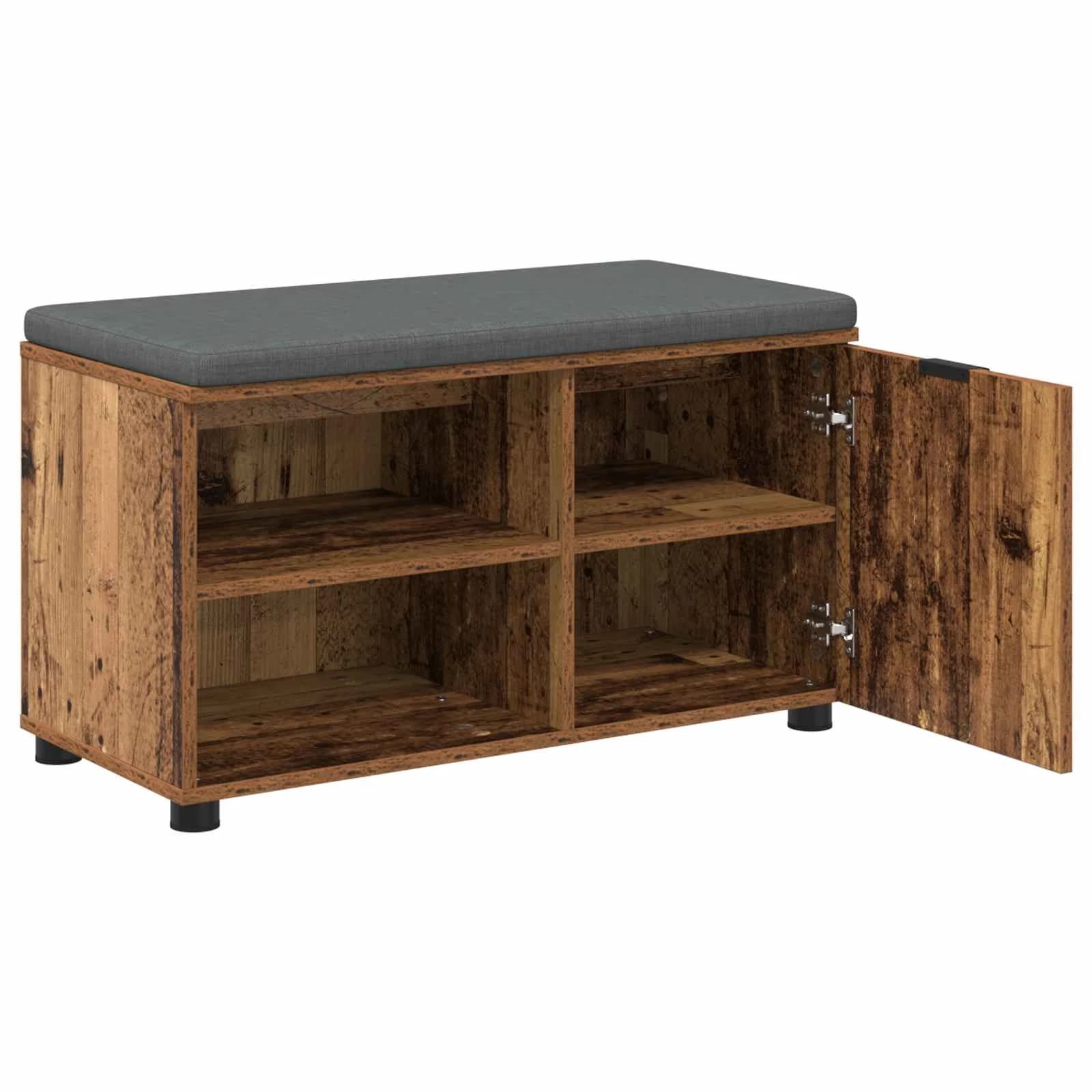 Haldna klop Star les 80 x 38 x 46 cm Oblikovan Les in Tkanina - slika 5