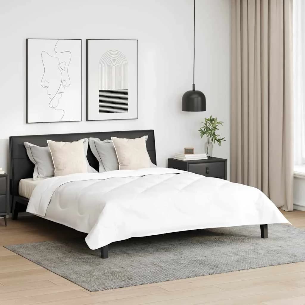 Vzglavnik 2 kos 50 x 50 cm Perje Bela