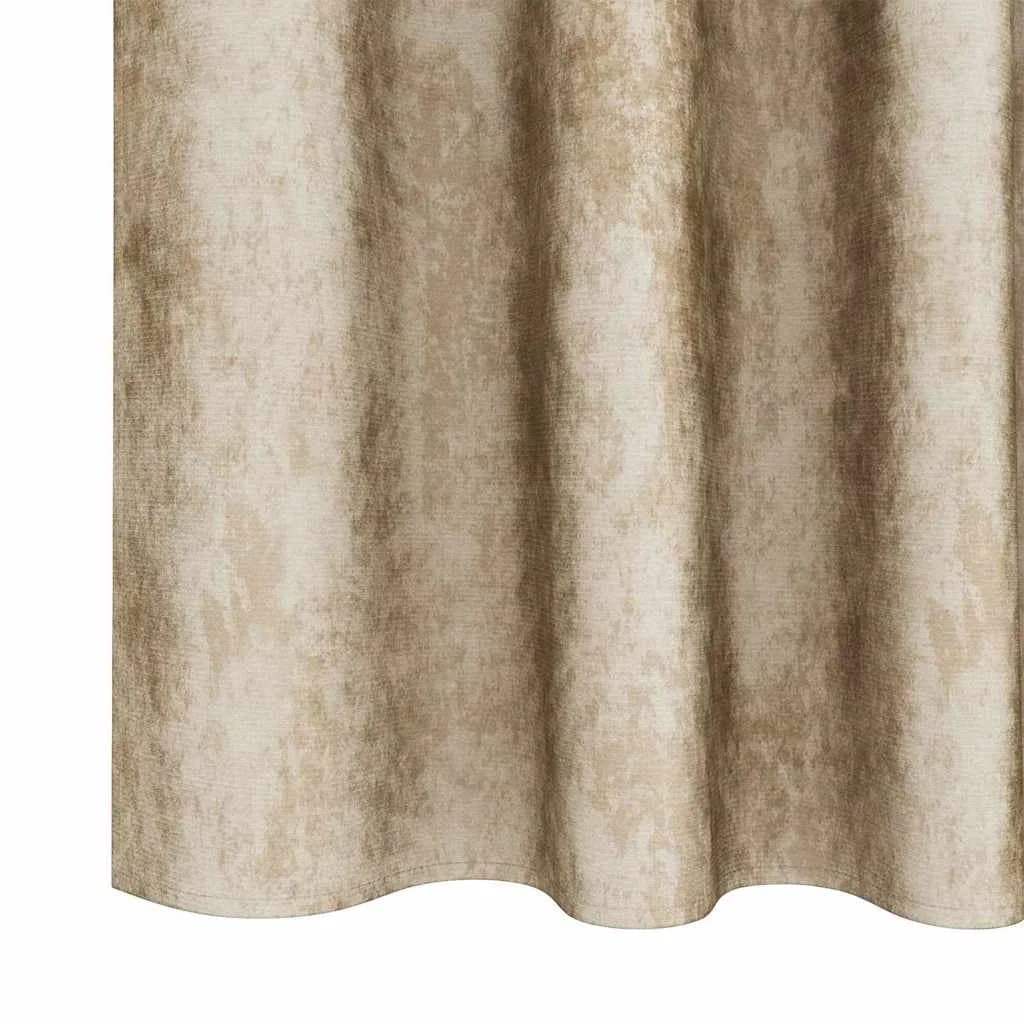 Velvete zavese 2 kos krema 225 x 140 cm Žamet - slika 6