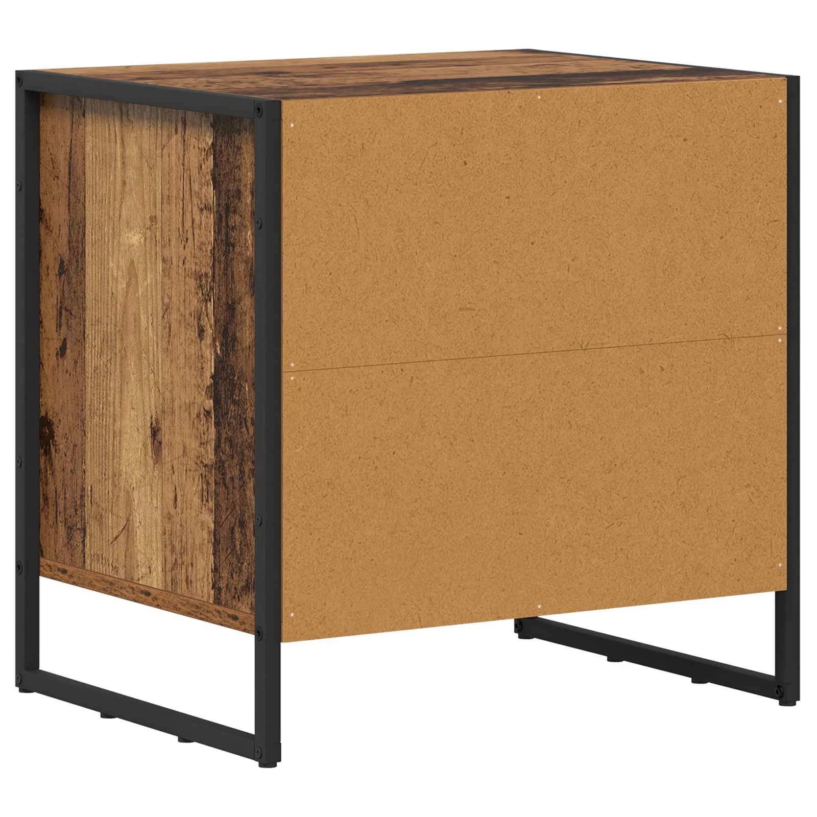 Nočna omarica 2 kos Star les 50 x 39.5 x 50 cm Inženirski les - slika 8
