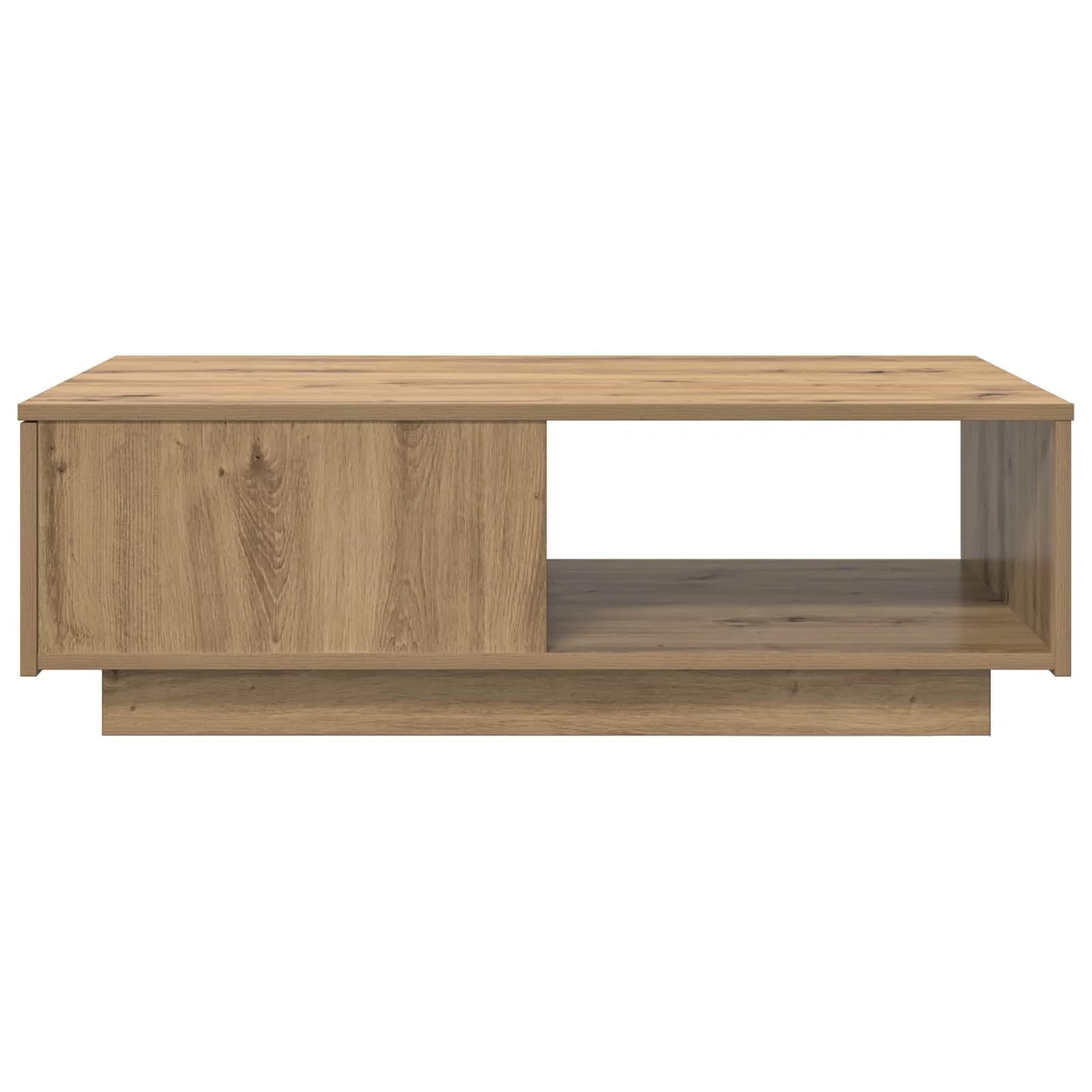 Klubska miza Umetni hrast 95 x 55 x 31 cm Inženirski les - slika 6