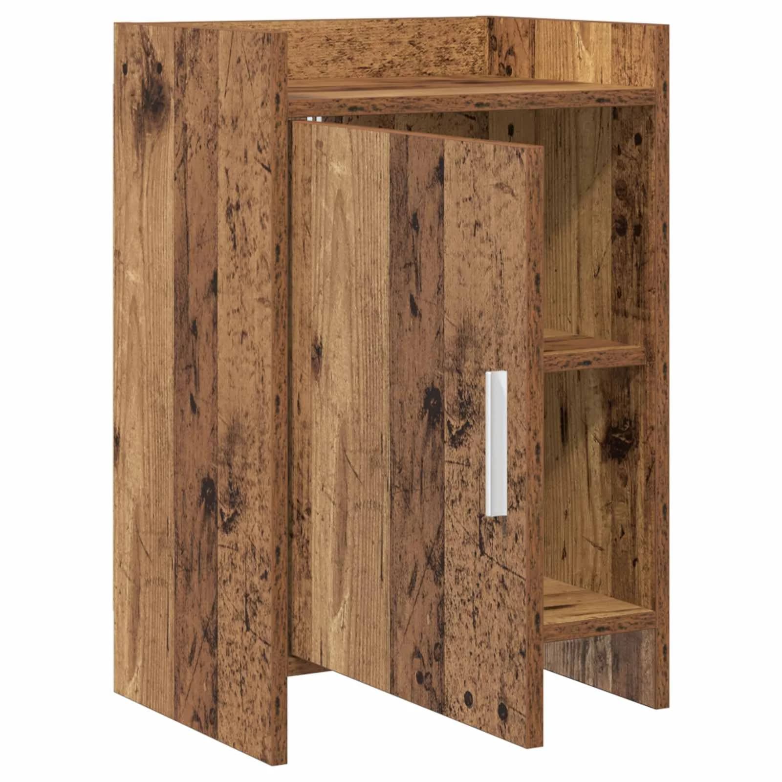 Posteljne mize 2 kos Star les 40 x 30 x 60 cm Inženirski les - slika 3