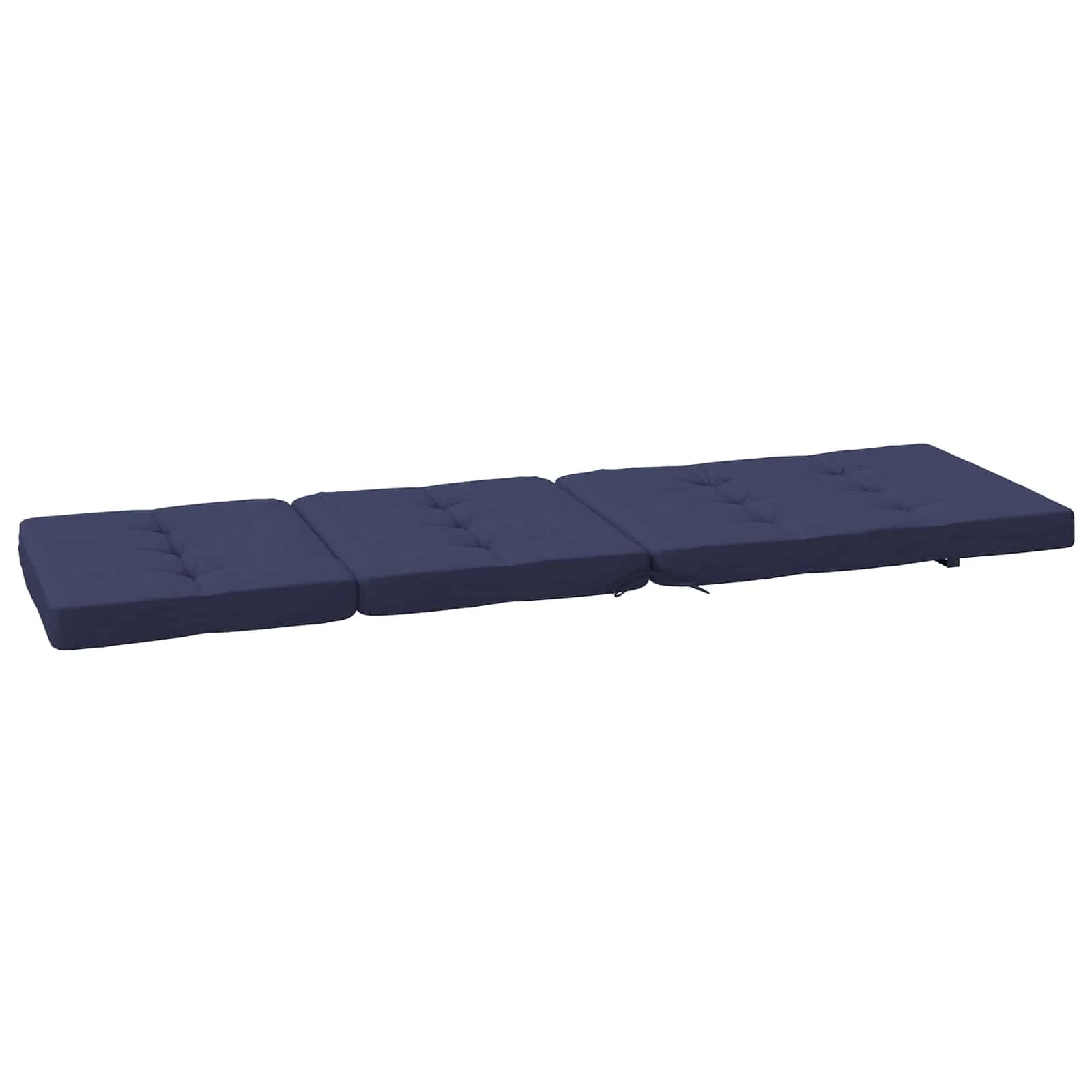 Zunanja blazina 2 kos Blago Temno modra 180 x 55 x 7 cm - slika 4