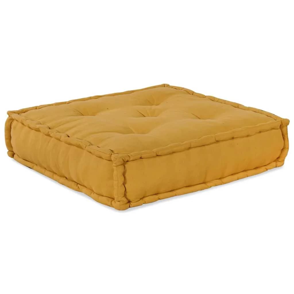 Modularna sedežna enota 2 kos Blago Rumena 140 x 70 x 36 cm - slika 4