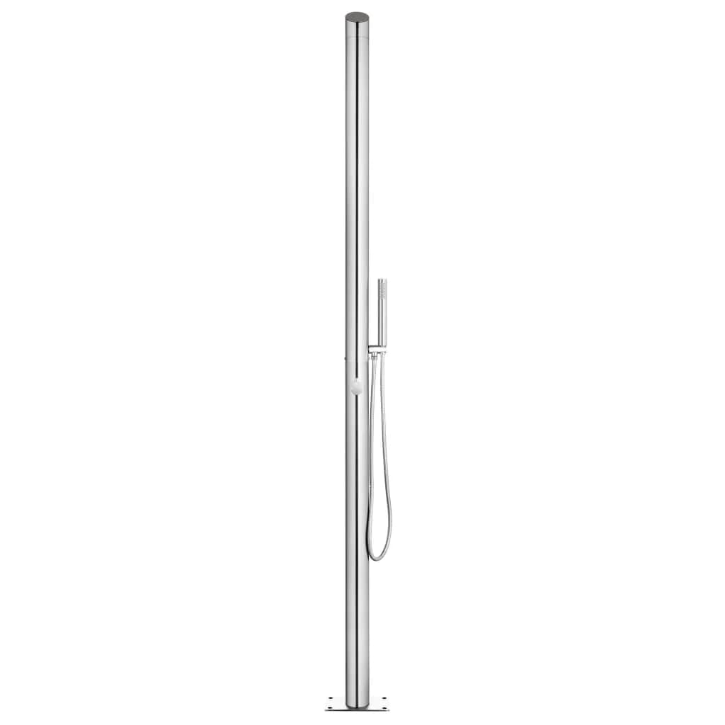 Vrtni tuš 220 cm nerjaveče jeklo - slika 5