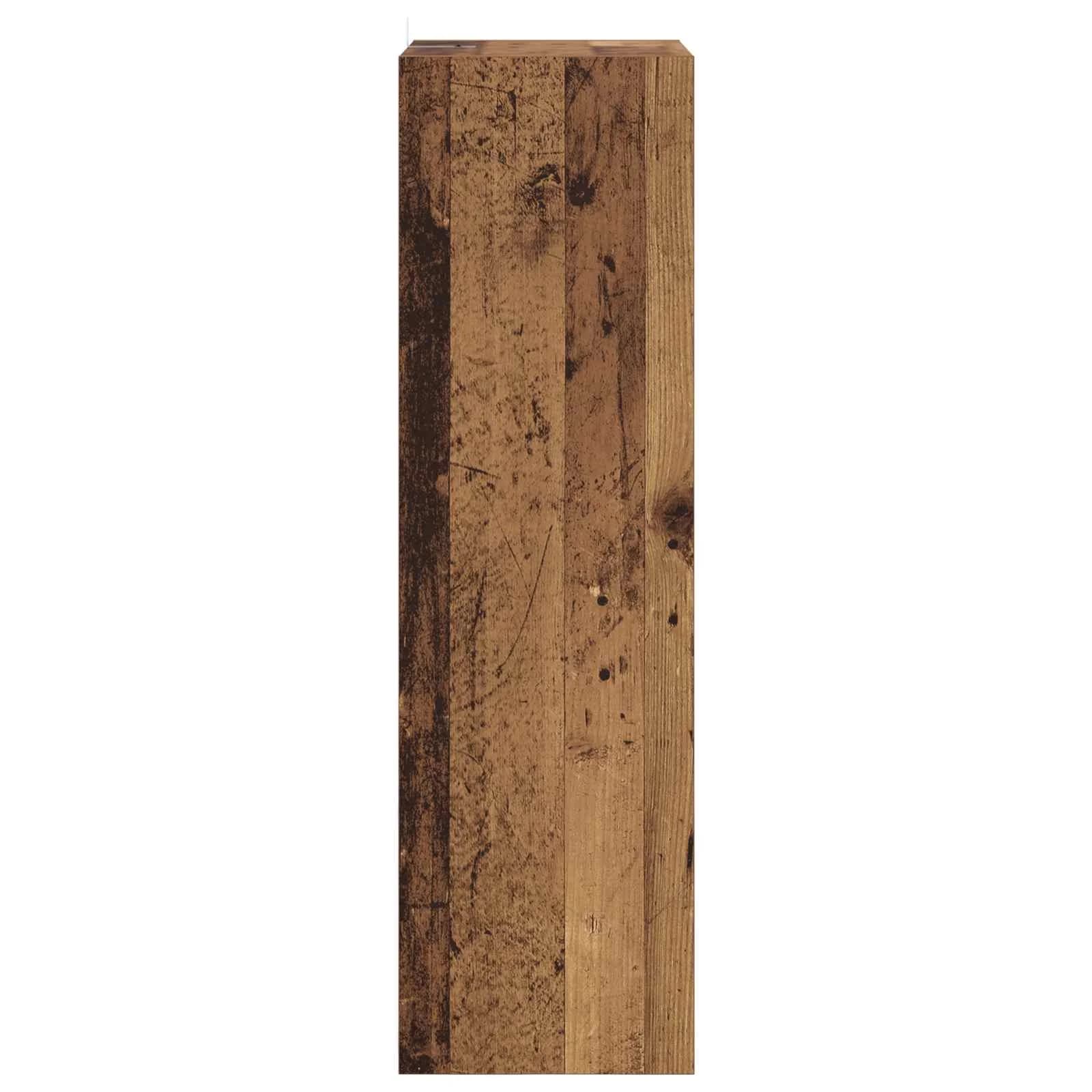 Knjigovni omar 3 nivojev 40 x 30 x 103 cm Inženirski les - slika 6