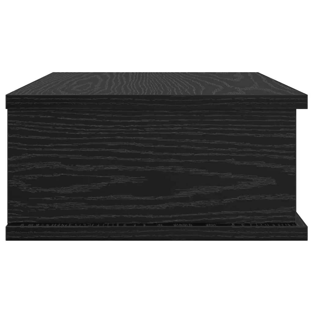 Nočna omarica 2 kos Črna Orehovina 40 x 31 x 15 cm - slika 7