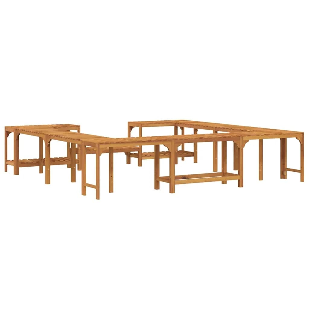Obrobje vroče kadi Rjava 255 x 255 x 55,5 cm - slika 8