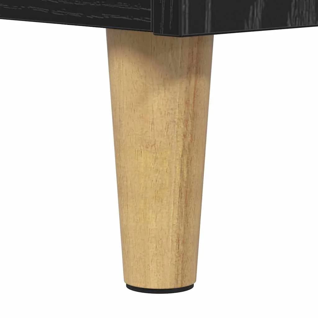 Klubska miza Črna Orehovina 90 x 50 x 26.5 cm Inženirski les - slika 9