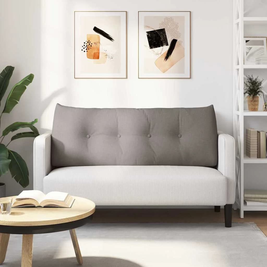 Poglavni vzglavnik Taupe 120 x 24 x 50 cm blago - slika 4