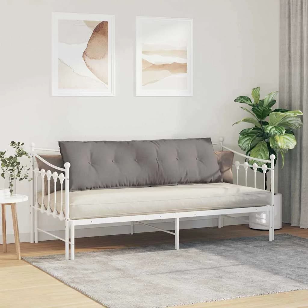 Poglavni vzglavnik Taupe 160 x 19 x 50 cm blago - slika 4