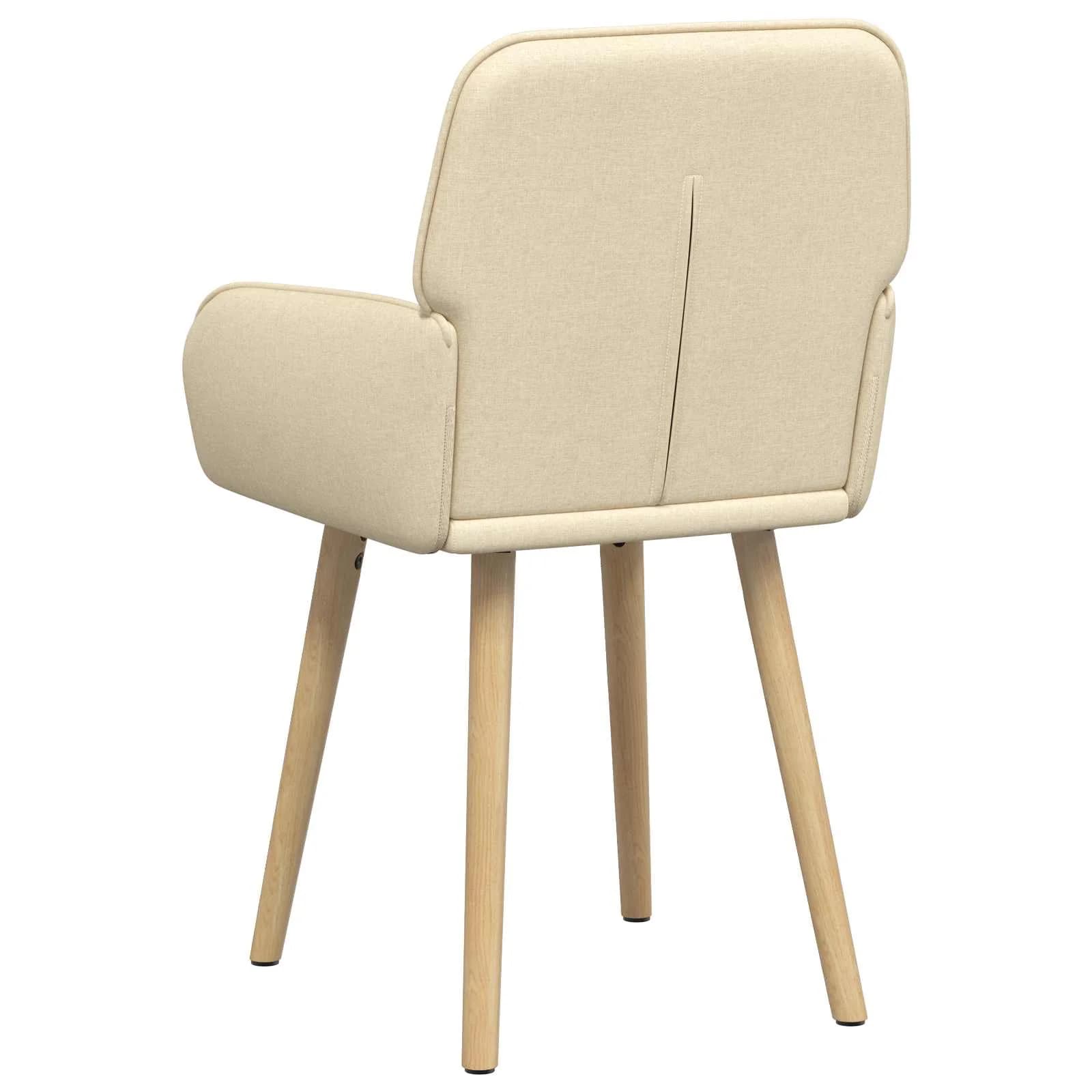 Jedilni stoli 4 kos Blago Krem 56,5 x 50 x 87,5 cm - slika 5