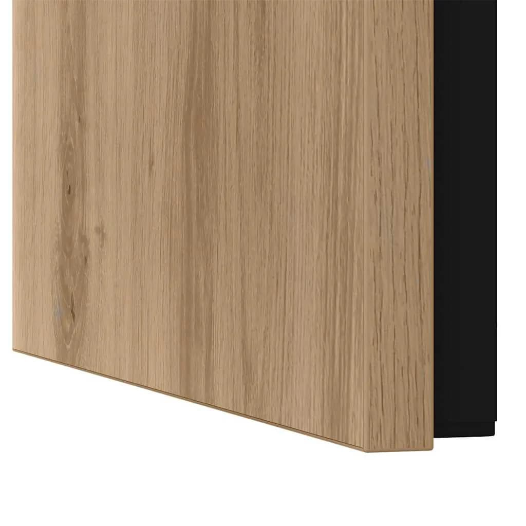 Klubska miza 3 kos Umetni hrast 60 x 35 x 56 cm Inženirski les - slika 9