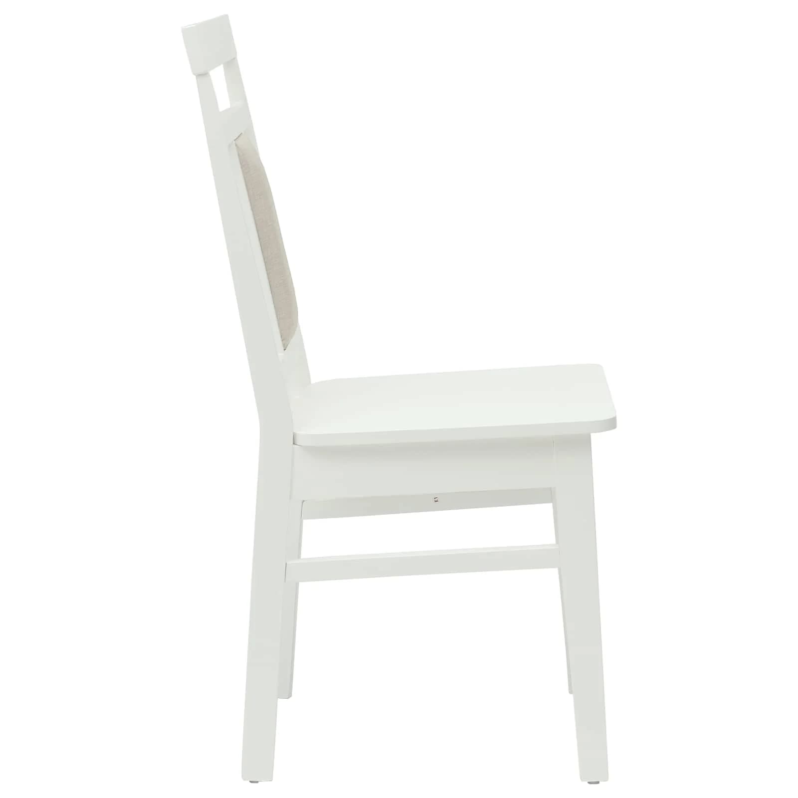 Jedilni stol 2 kos Masivno gumovo les Bela 36 x 44,5 x 91,5 cm - slika 6