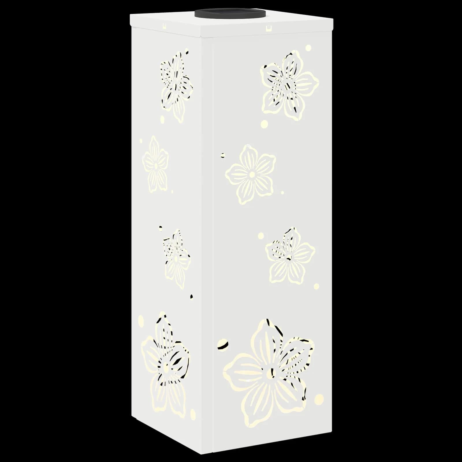 Solarno LED svetilo za pot 2 kos Toplo bela 18 x 18 x 50 cm - slika 12