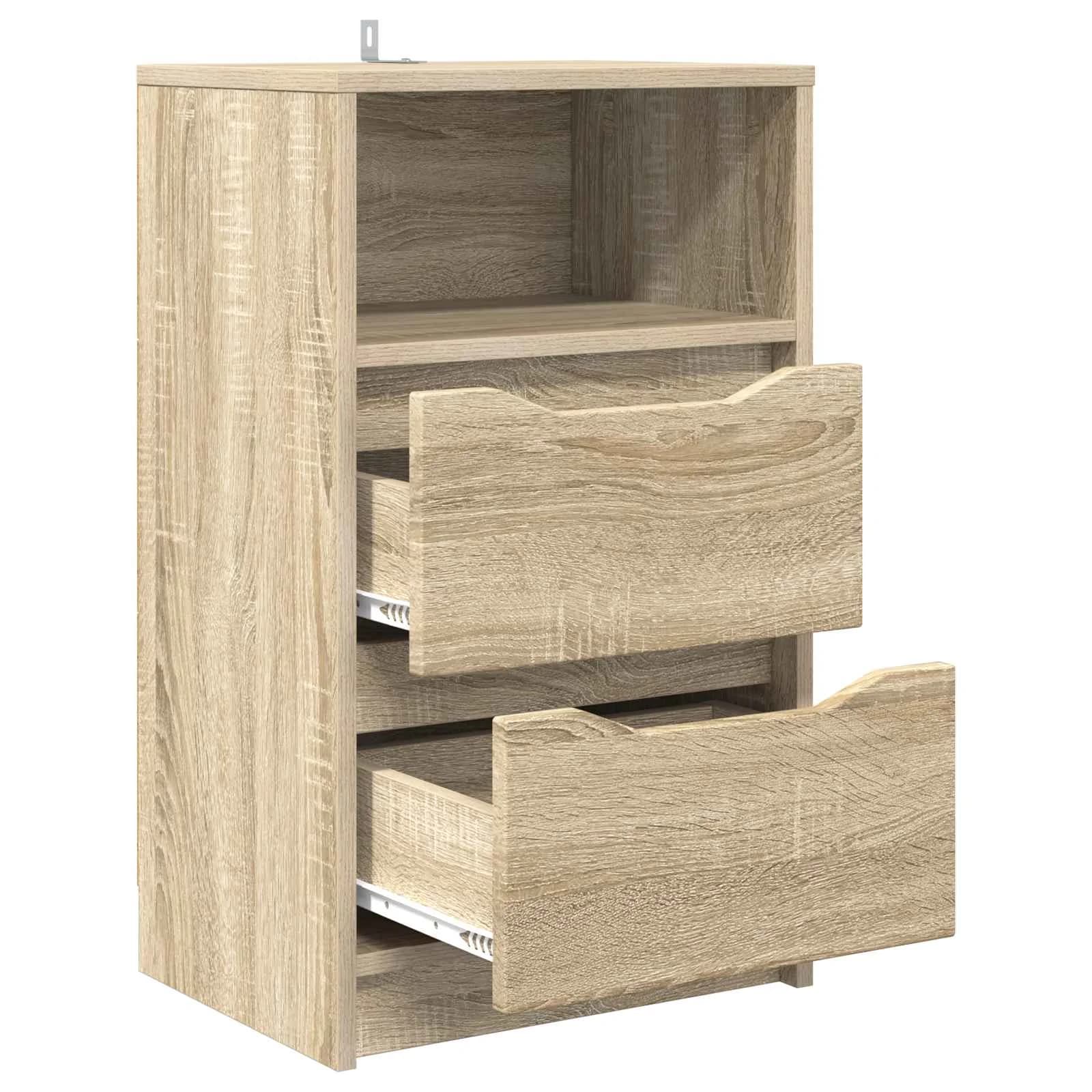 Posteljne mize 2 kos Sonoma hrast 40 x 30 x 467 cm - slika 5