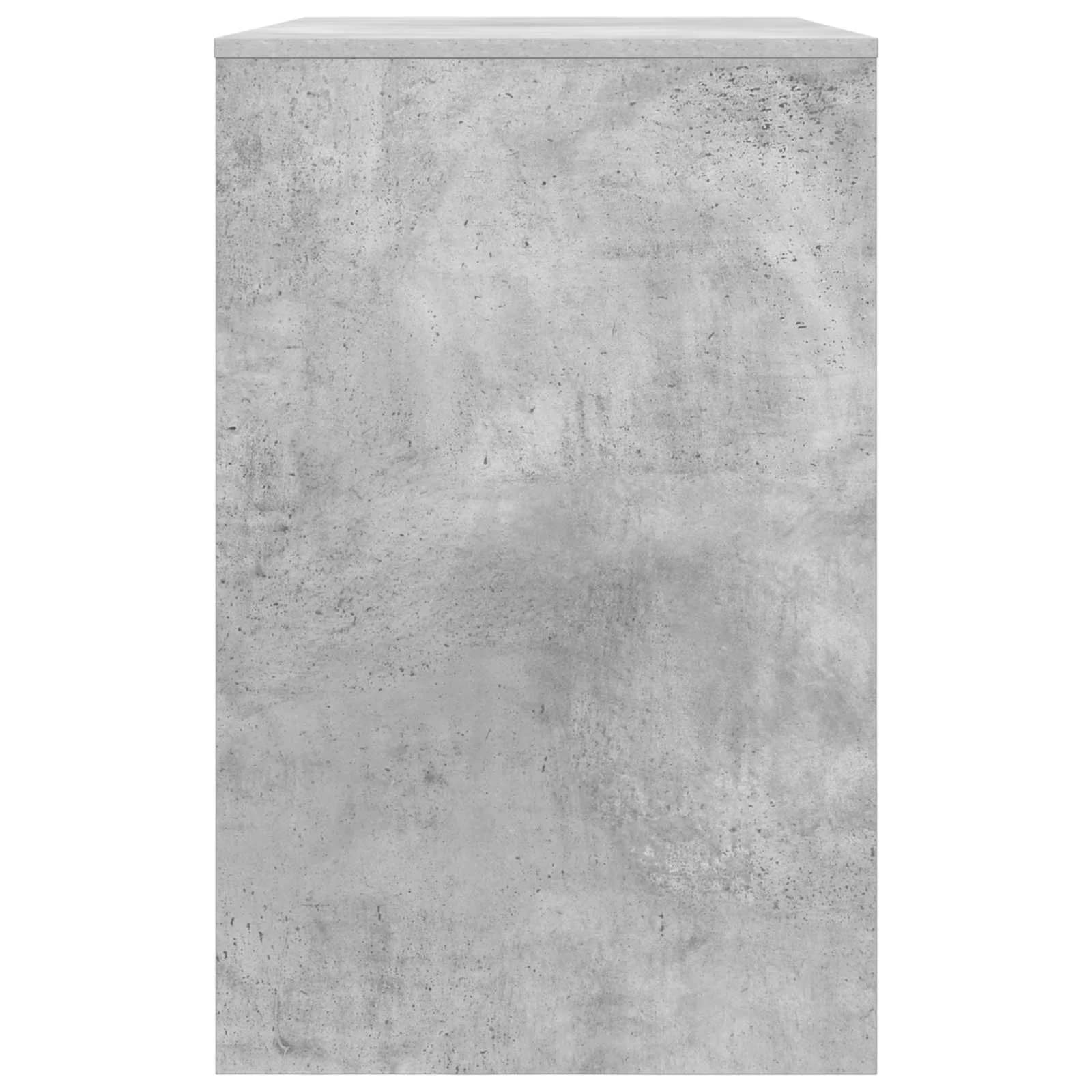 Miza s predalom Beton Siva 100 x 50 x 78 cm Konstruirano leseno - slika 7