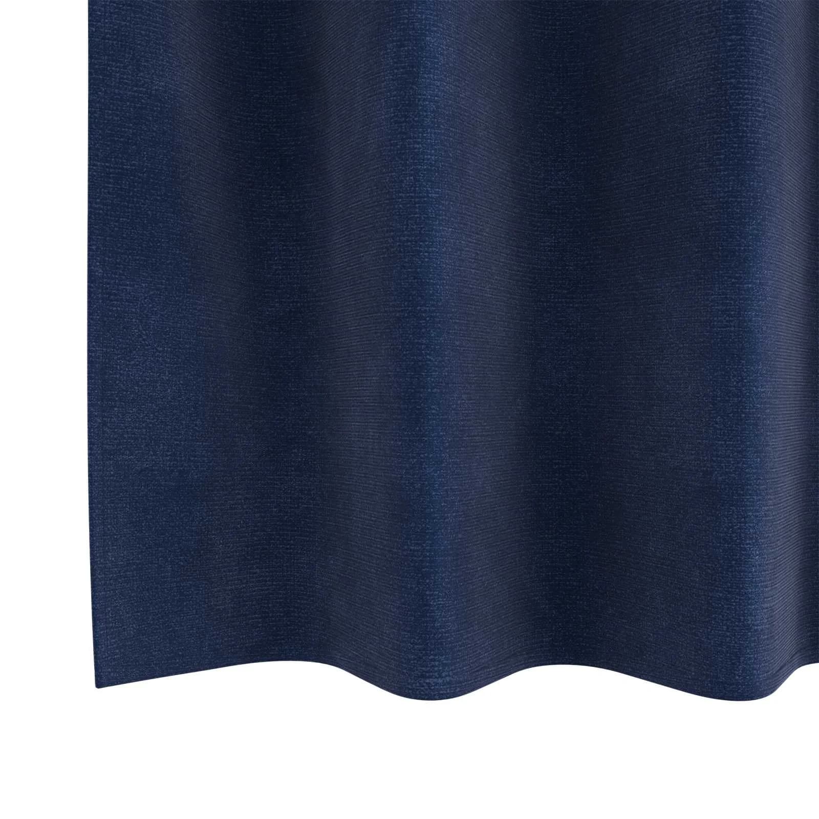 Zatemnitvene zavese 2 kos Temno modra 140 x 225 cm Žamet - slika 6
