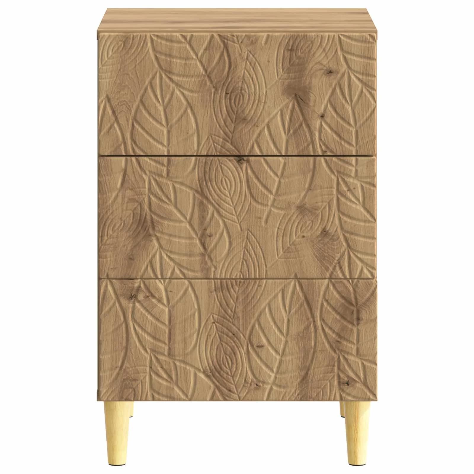 Nočna omarica Artisan hrast 43 x 39,5 x 66,5 cm Inženirski les - slika 4