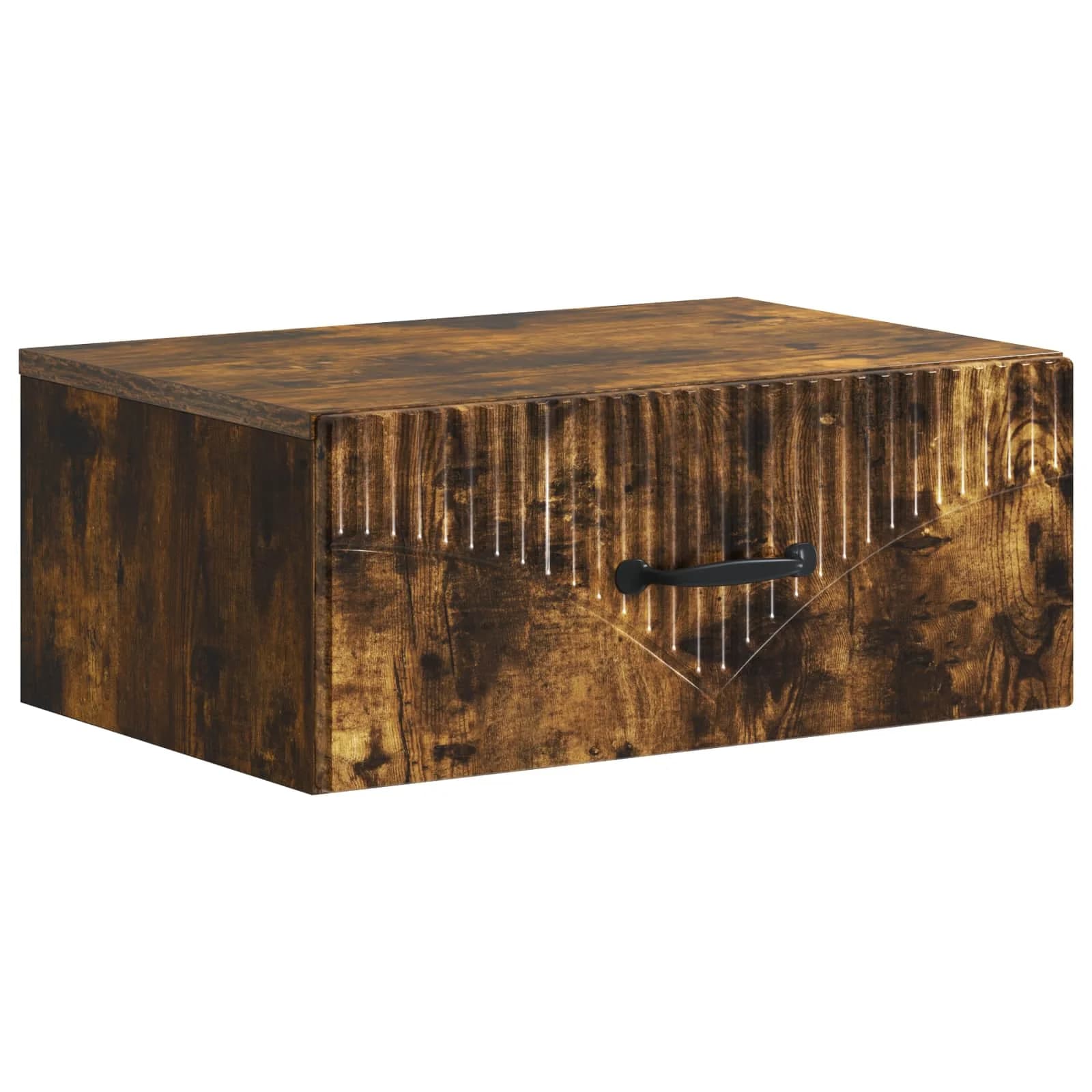 Stenski nočni omarici 2 kos Dimljen hrast 49 x 34,5 x 20 cm - slika 5