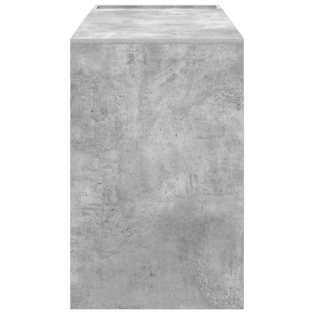 Miza Betonsko siva Inženirski les 109 x 50 x 78 cm - slika 6