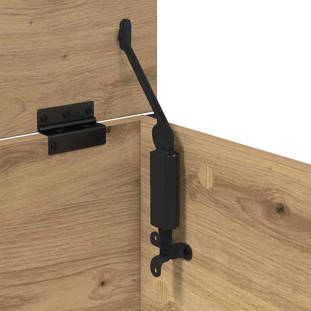 Klubska miza Umetni hrast 91 x 55 x 32 cm Inženirski les - slika 9