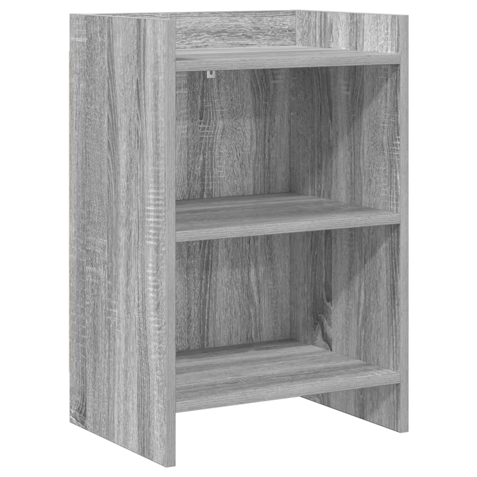 Posteljne mize Siva Sonoma 40 x 30 x 60 cm Inženirski les