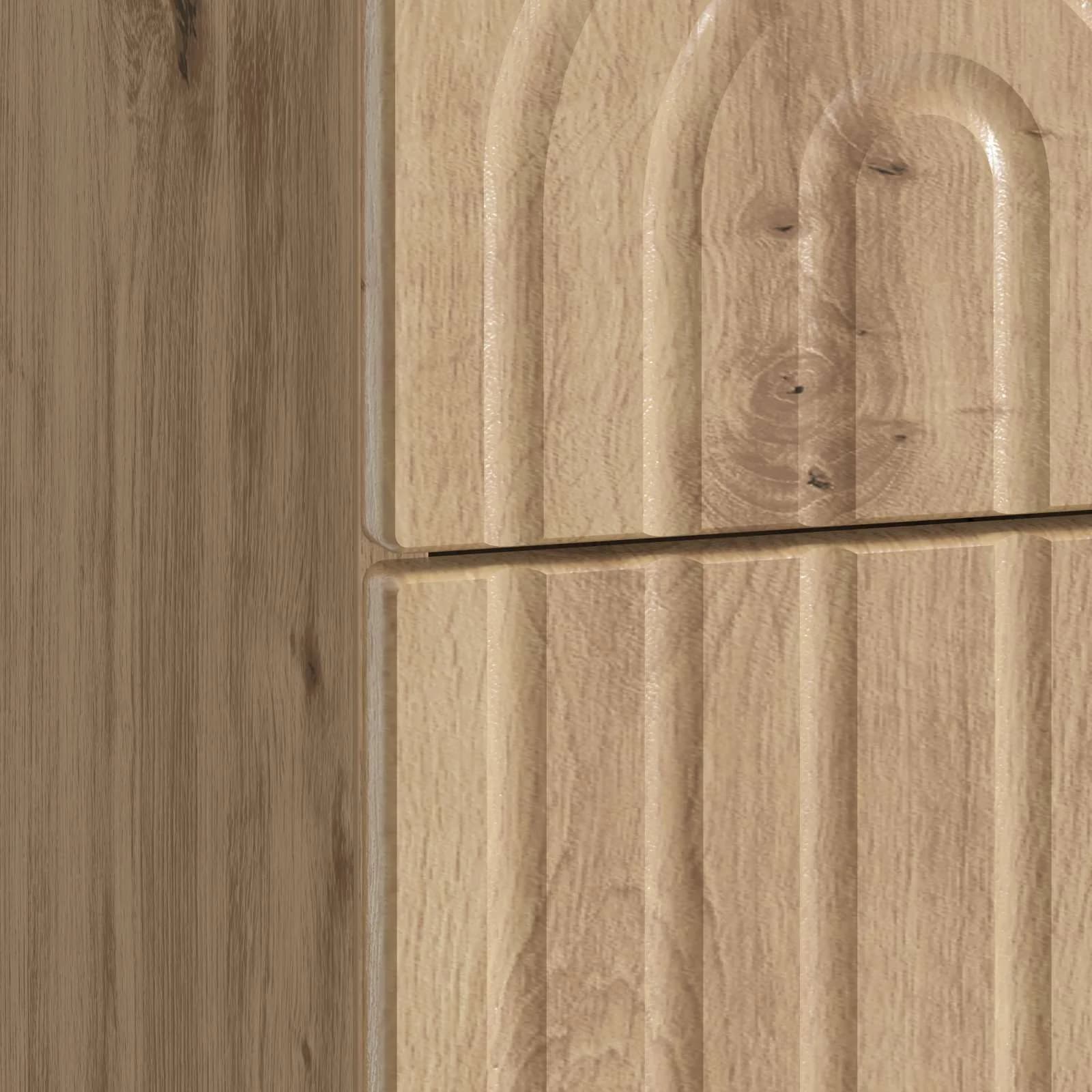 Nočna omarica 2 kos Artisan hrast 43 x 34,5 x 48 cm - slika 10