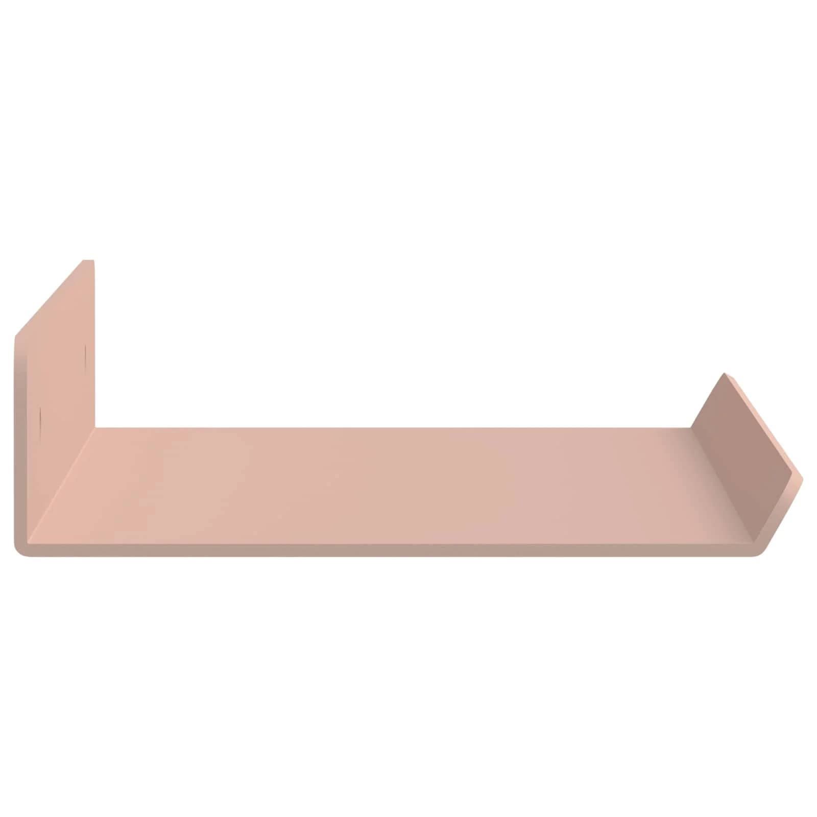 Ležeča polica Montaža za steno 4 kos Roza 30 x 9 x 2,5 cm Jeklo - slika 6