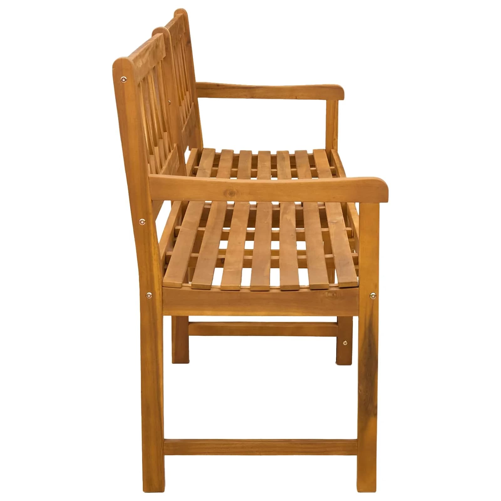 Zunanja klop Naravna 180 x 55,5 x 90 cm Masiven les akacije - slika 4