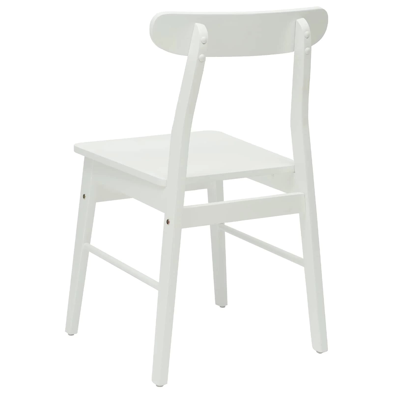Jedilni stol 2 kos Masivno gumovo les Bela 43 x 44,5 x 77 cm - slika 7