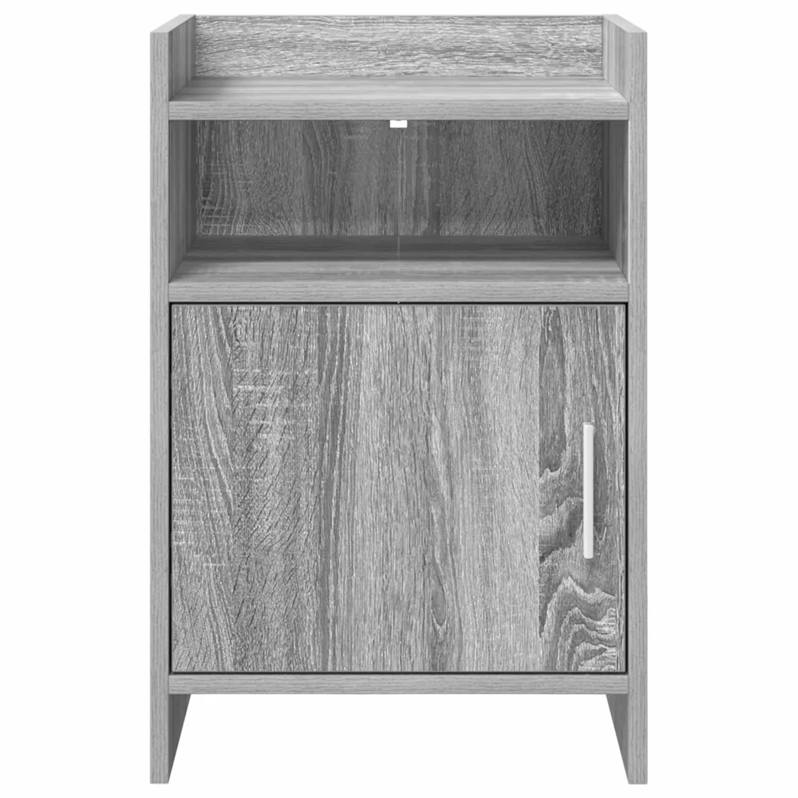 Posteljne mize 2 kos Siva Sonoma 40 x 36 x 60 cm Inženirski les - slika 4