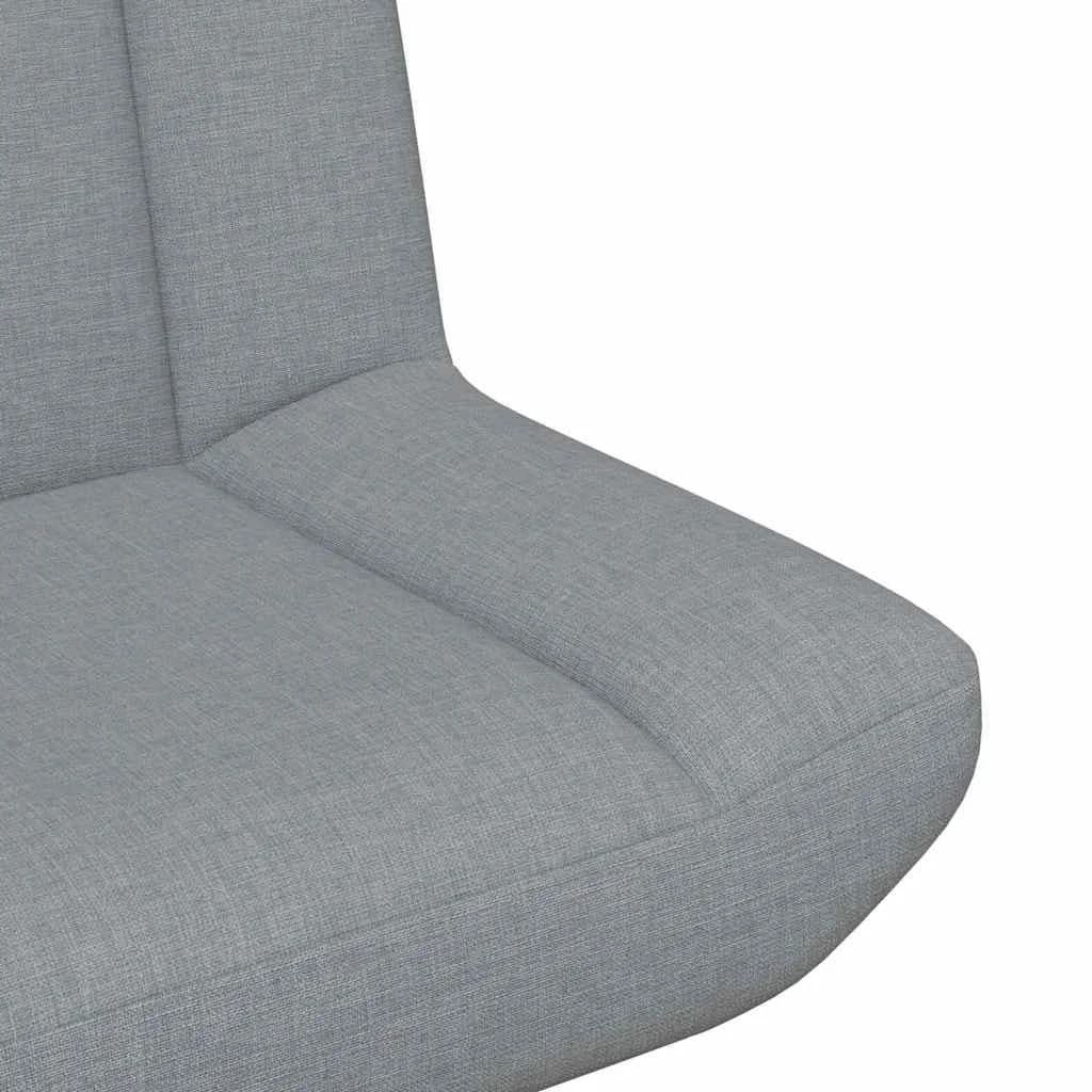 Vrtljiv stol Svetlo siva 63 x 75 x 76 cm blago - slika 7