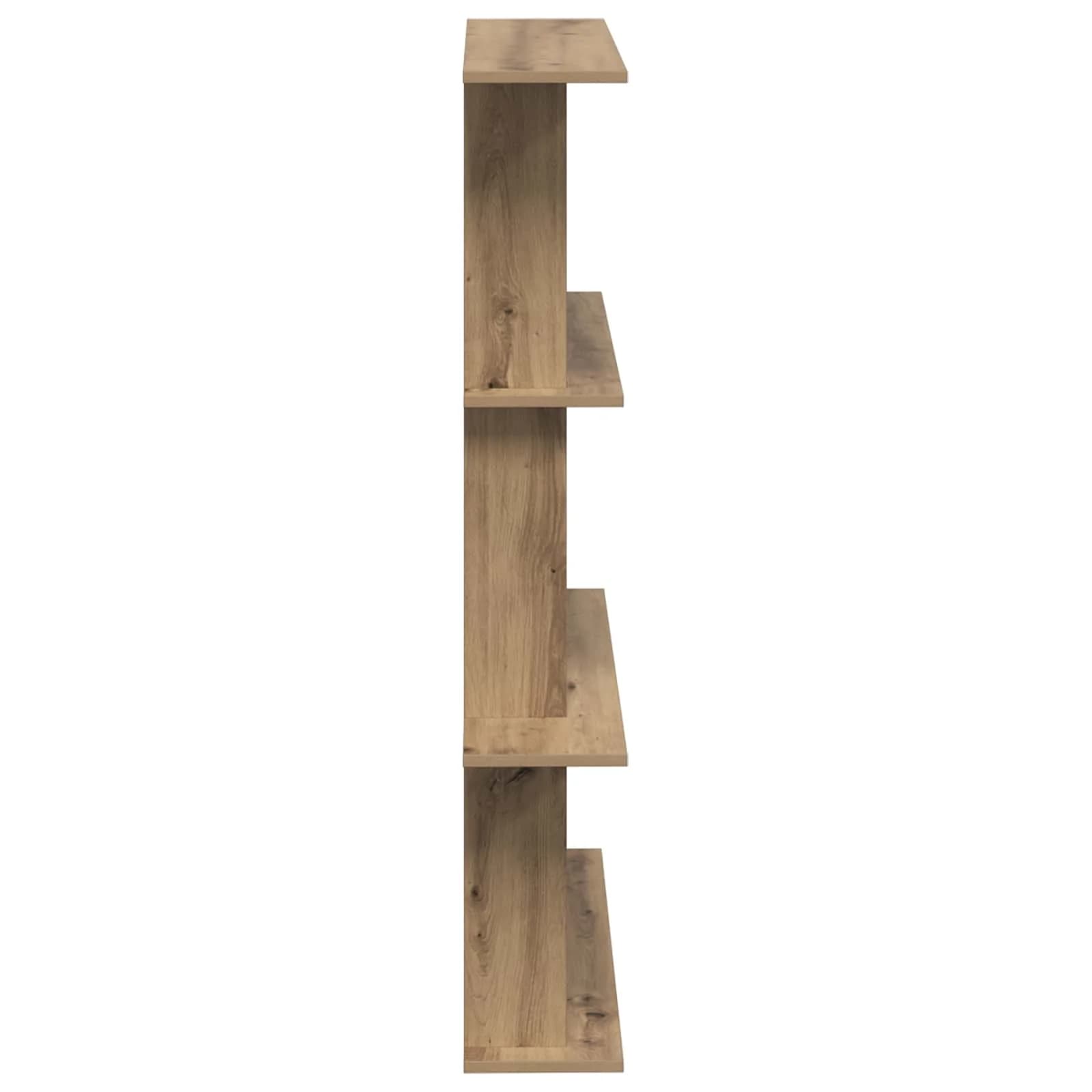 Stenska polica Artisan hrast 100 x 20 x 126 cm Inženirski les - slika 5