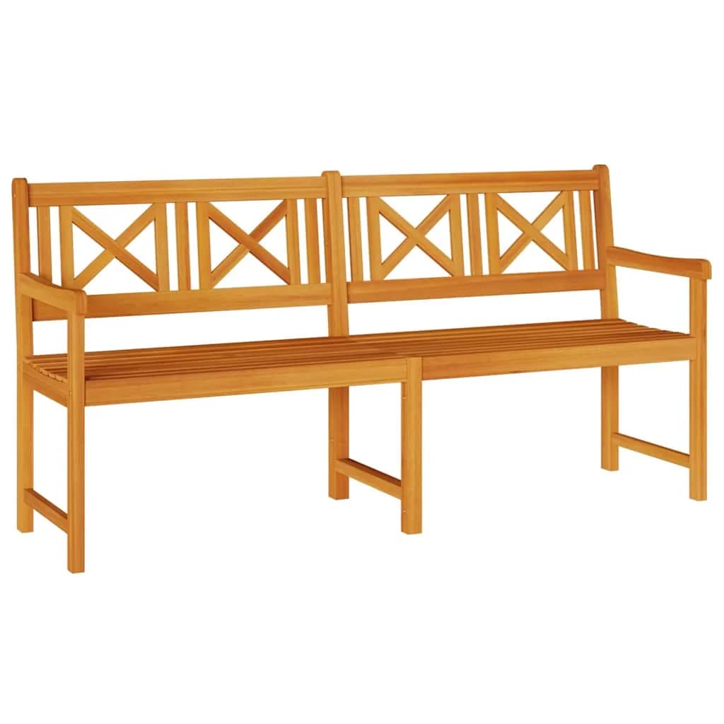Zunanja klop Naravna 180 x 56 x 90 cm Masiven les akacije - slika 2