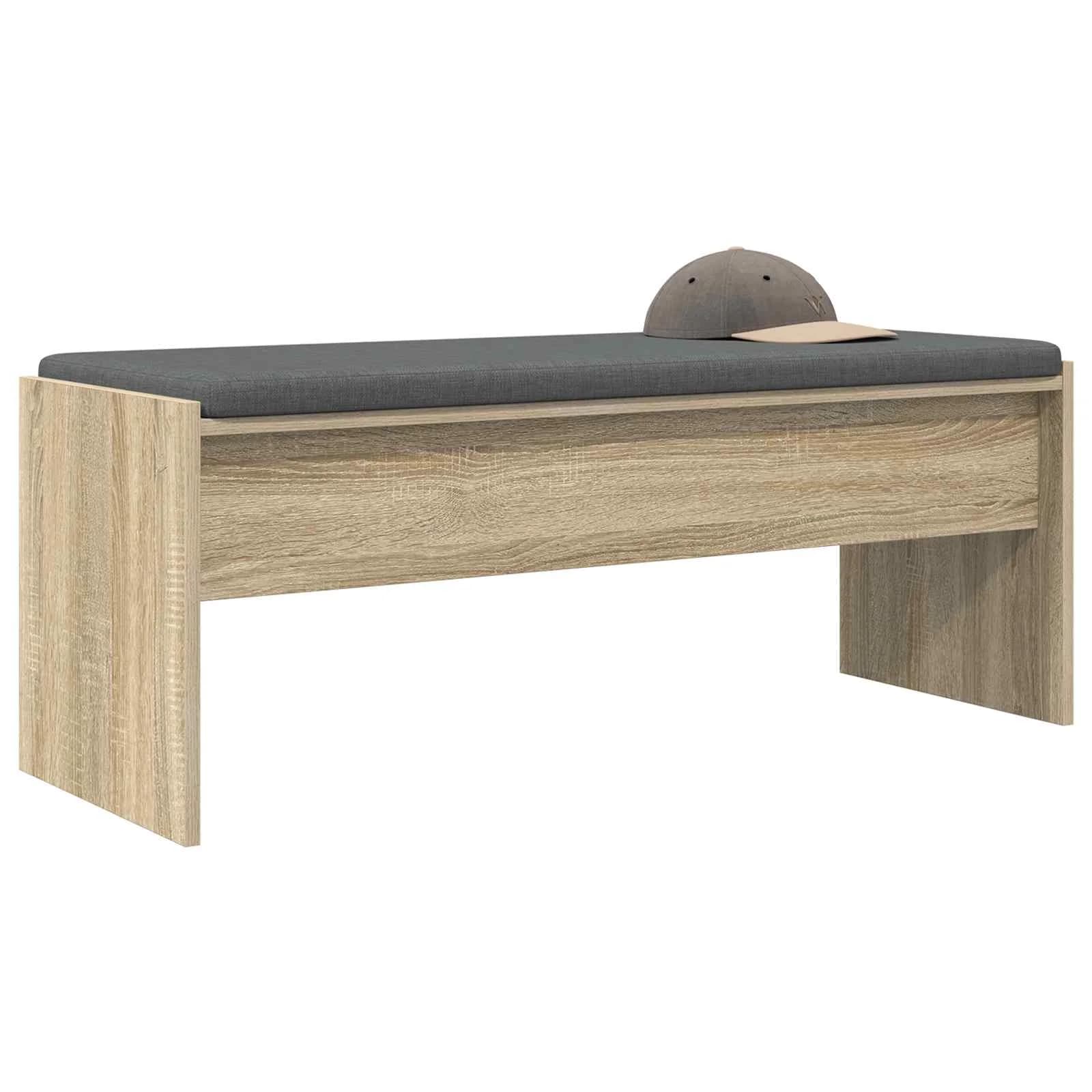 Haldna klop z blazino Sonoma hrast 103 x 38 x 40 cm - slika 3