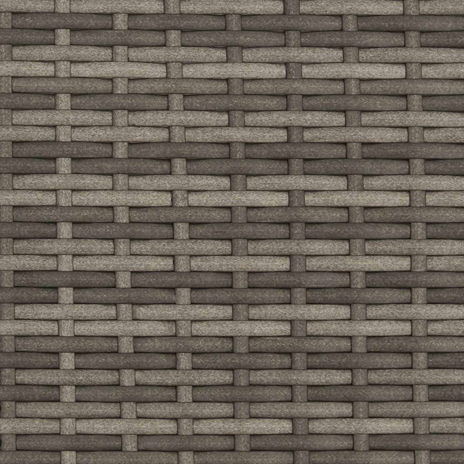 Zunanja klop z blazino Siv 118 x 55 x 82 cm PE ratan in tkanina - slika 11