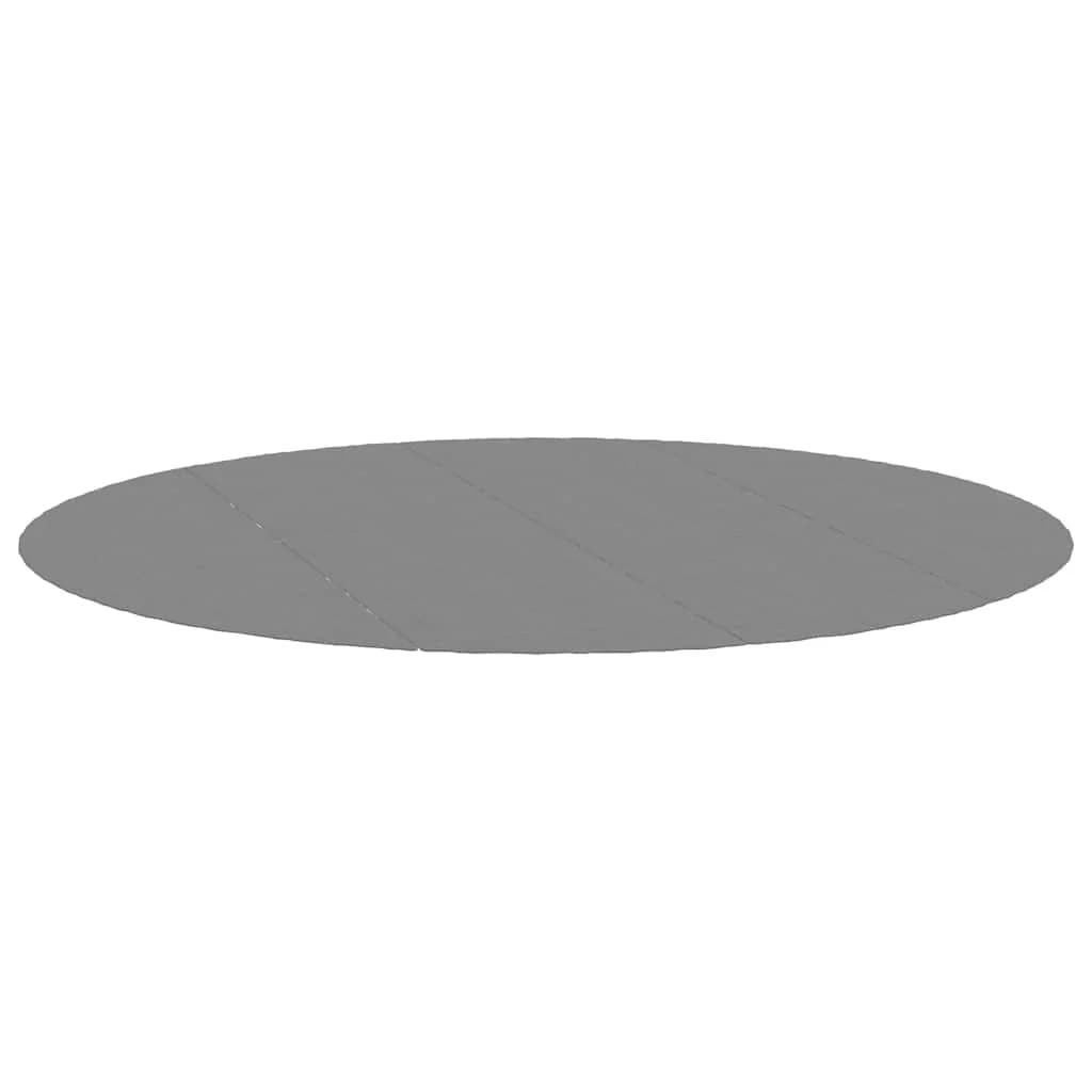 Podloga za bazen svetlo siva Ø428 cm poliestrski geotekstil - slika 2