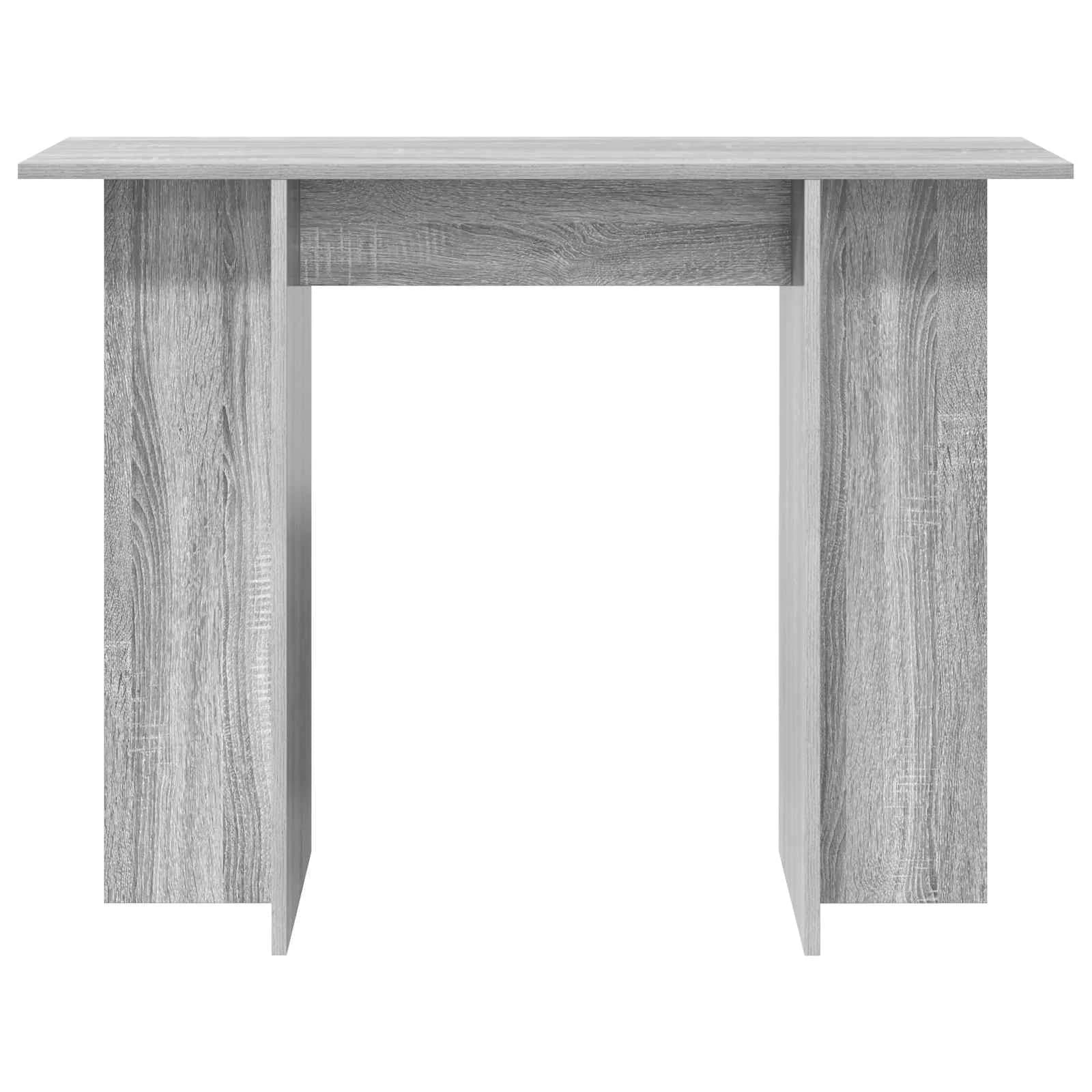 Konzolna miza Siva Sonoma 100 x 30 x 75 cm Inženirski les - slika 5