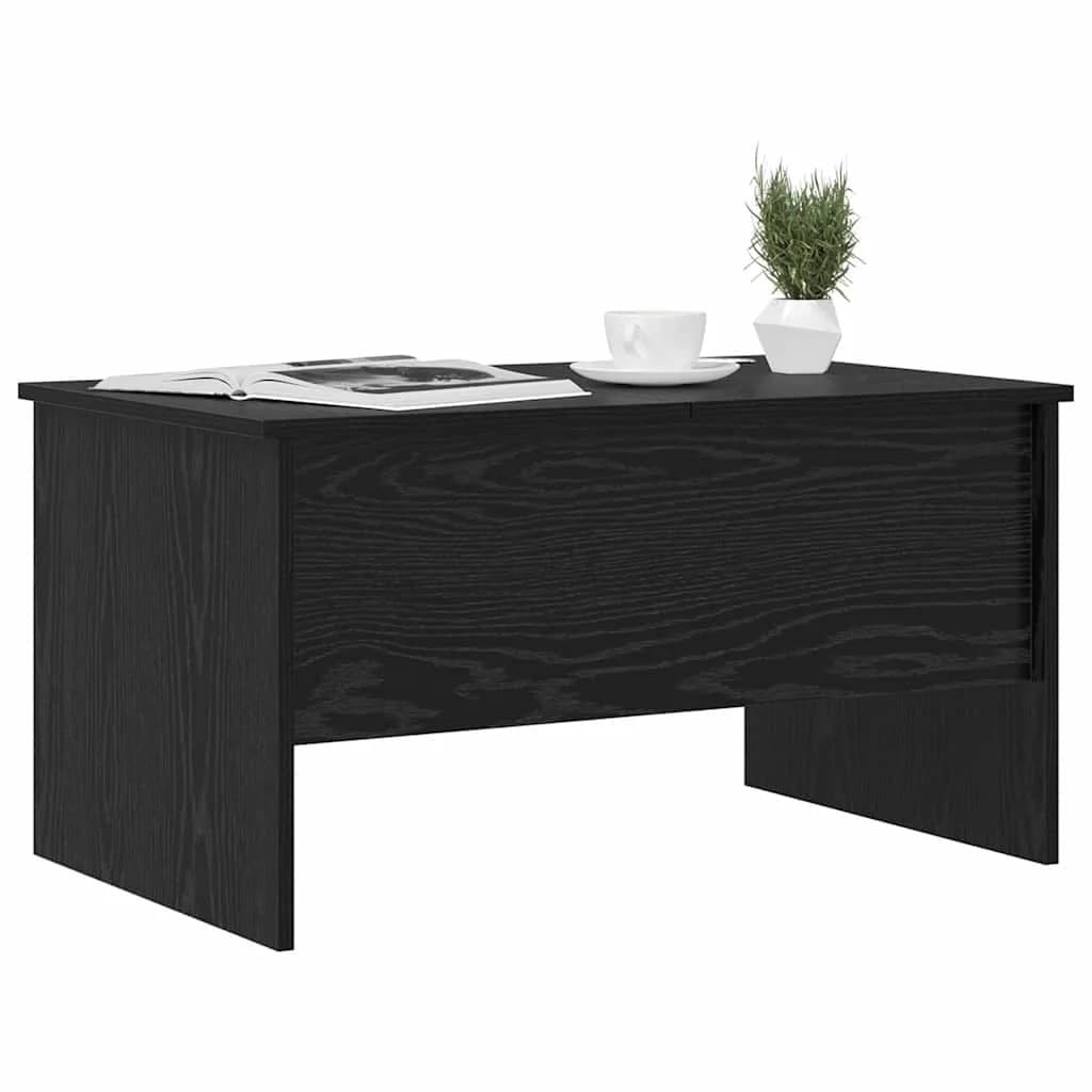 Klubska miza Črna Orehovina 102 x 50,5 x 46,5 cm Inženirski les - slika 3