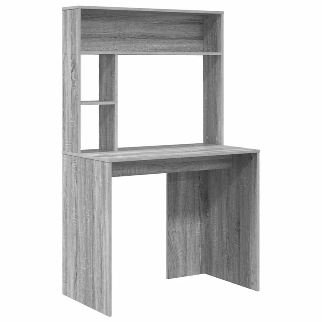 Miza Siva Sonoma Inženirski les 91 x 50 x 149 cm - slika 2