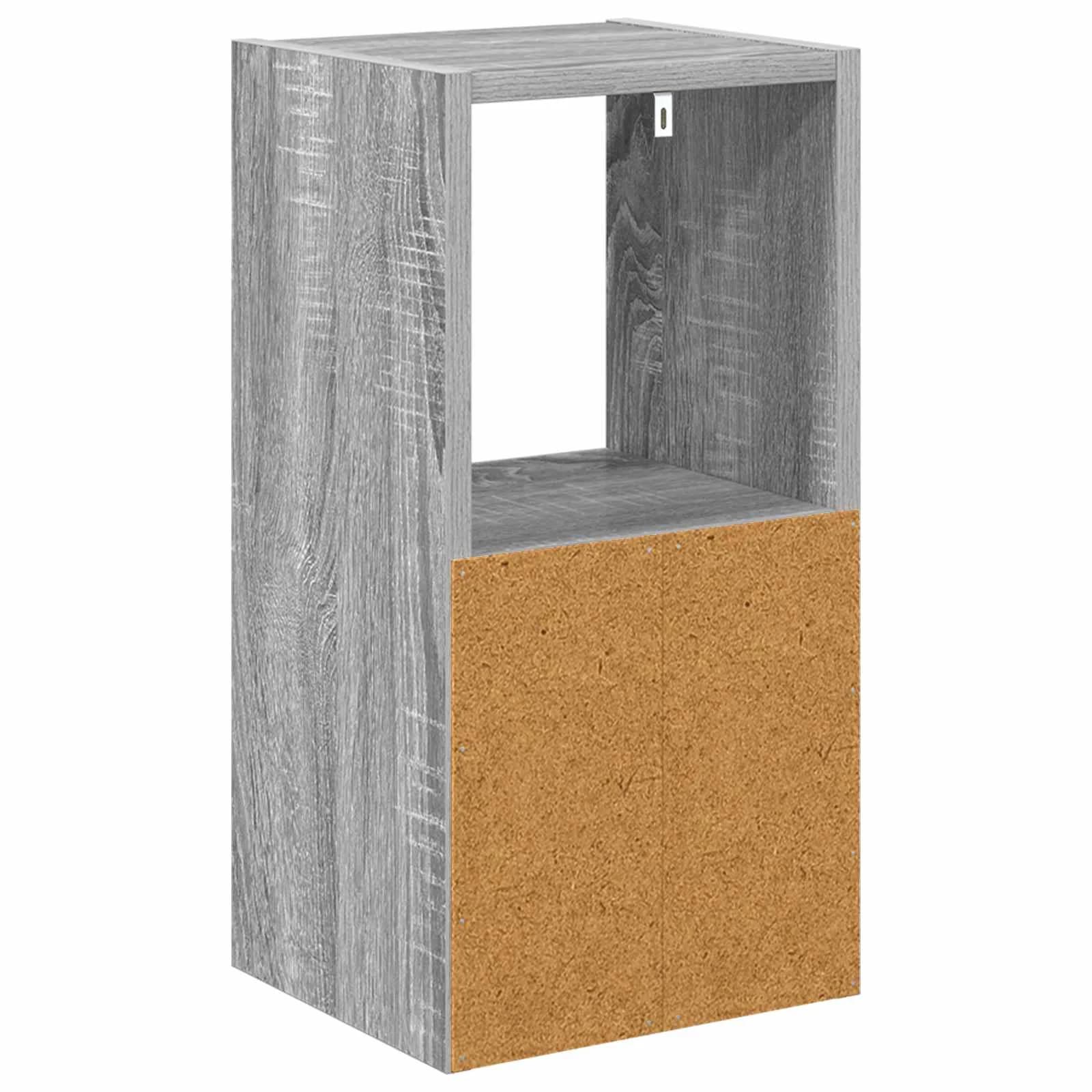 Nočna omarica 2 kos Siva Sonoma 25,5 x 22 x 49,5 cm - slika 8